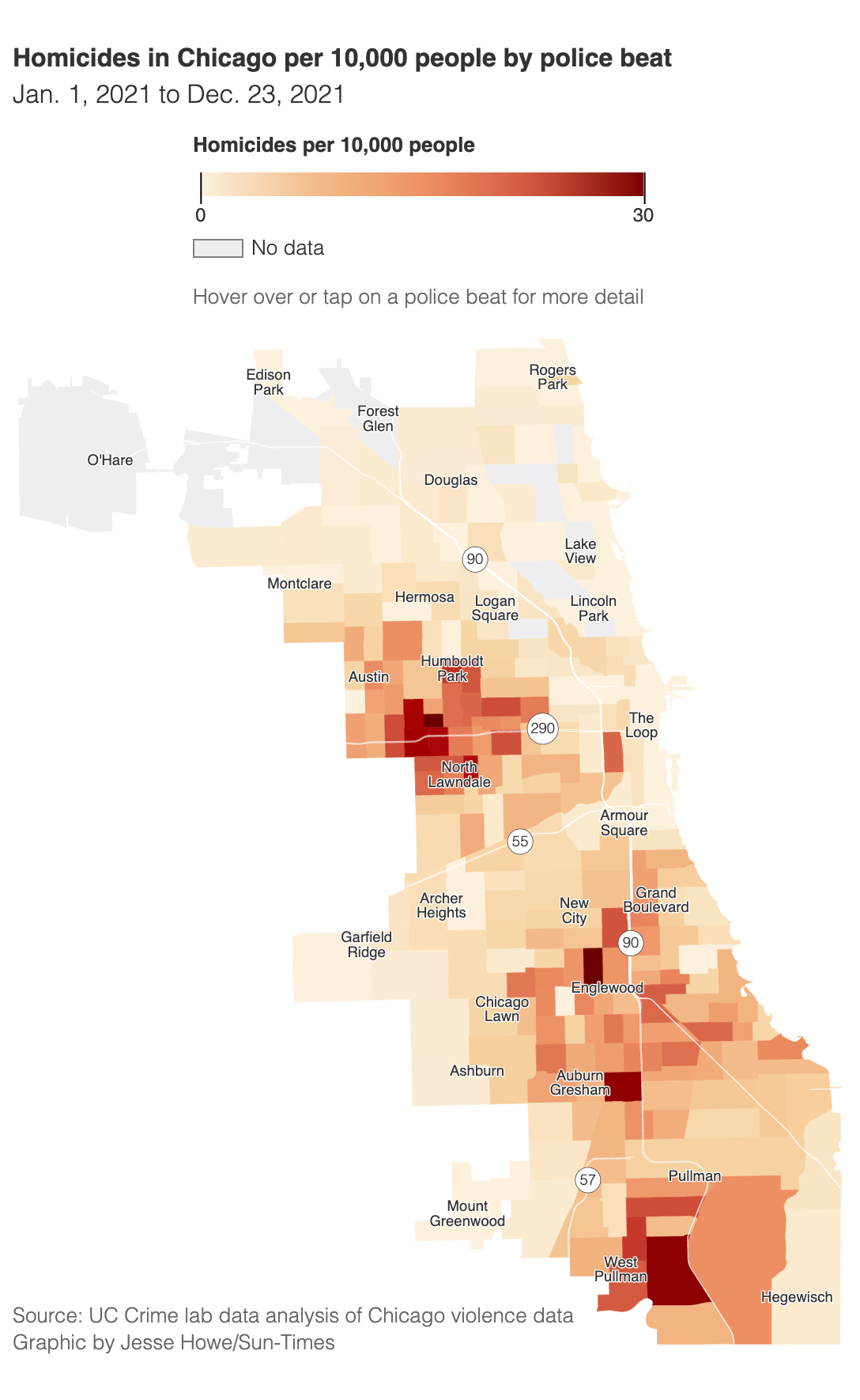 dangerous parts of chicago        <h3 class=